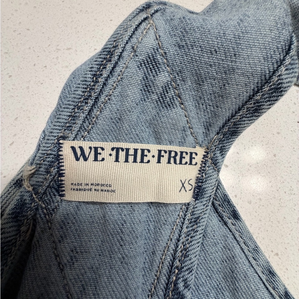 New We The Free Ziggy Denim Overalls in color Blue Moon - Picture 7 of 8